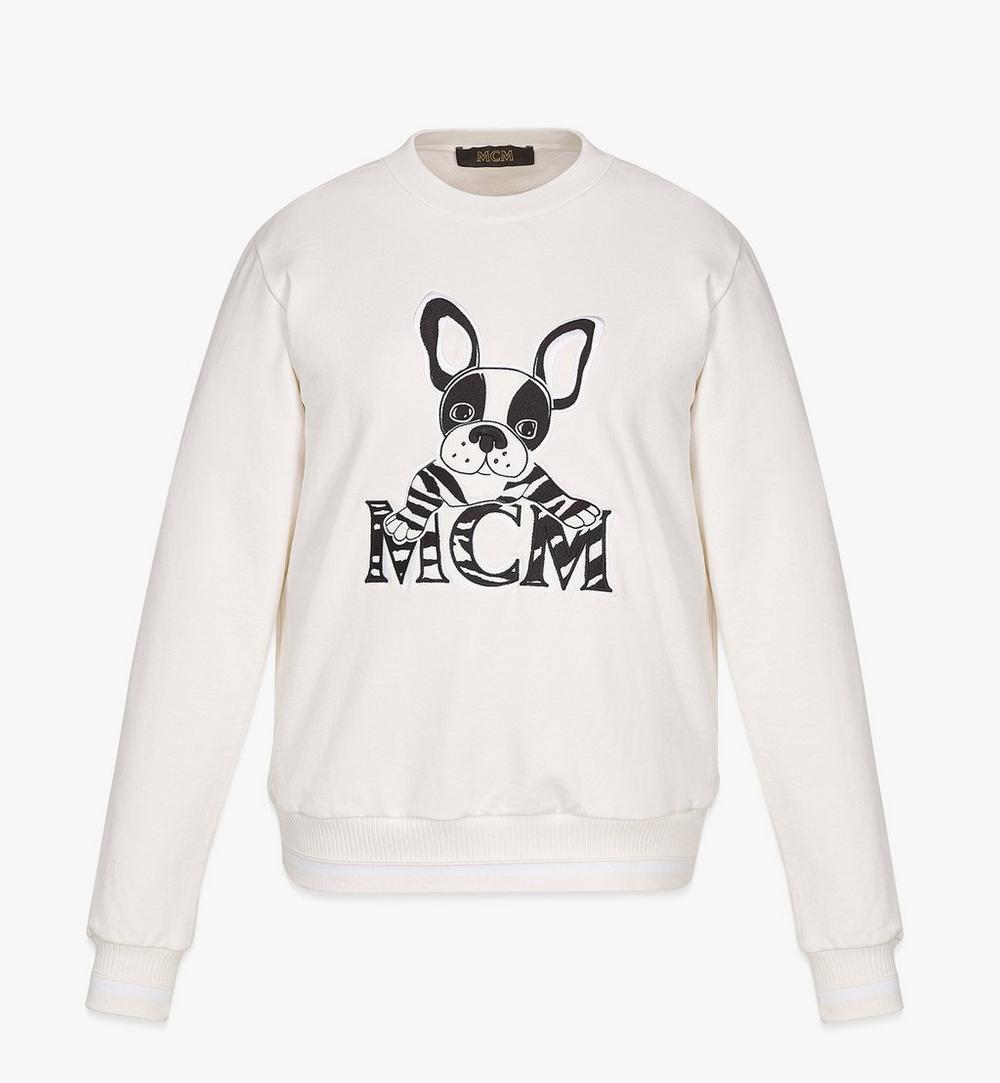 Women’s M Pup Logo Sweatshirt in Organic Cotton 1